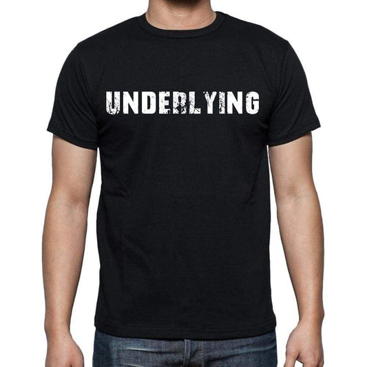 Underlying Mens Short Sleeve Round Neck T-Shirt - Casual