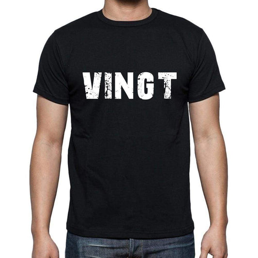 Vingt French Dictionary Mens Short Sleeve Round Neck T-Shirt 00009 - Casual