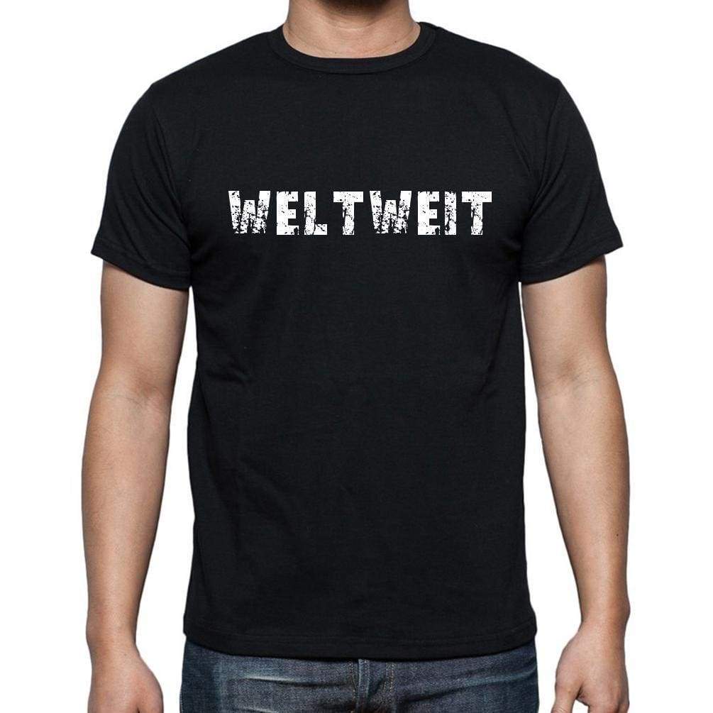 Weltweit Mens Short Sleeve Round Neck T-Shirt - Casual