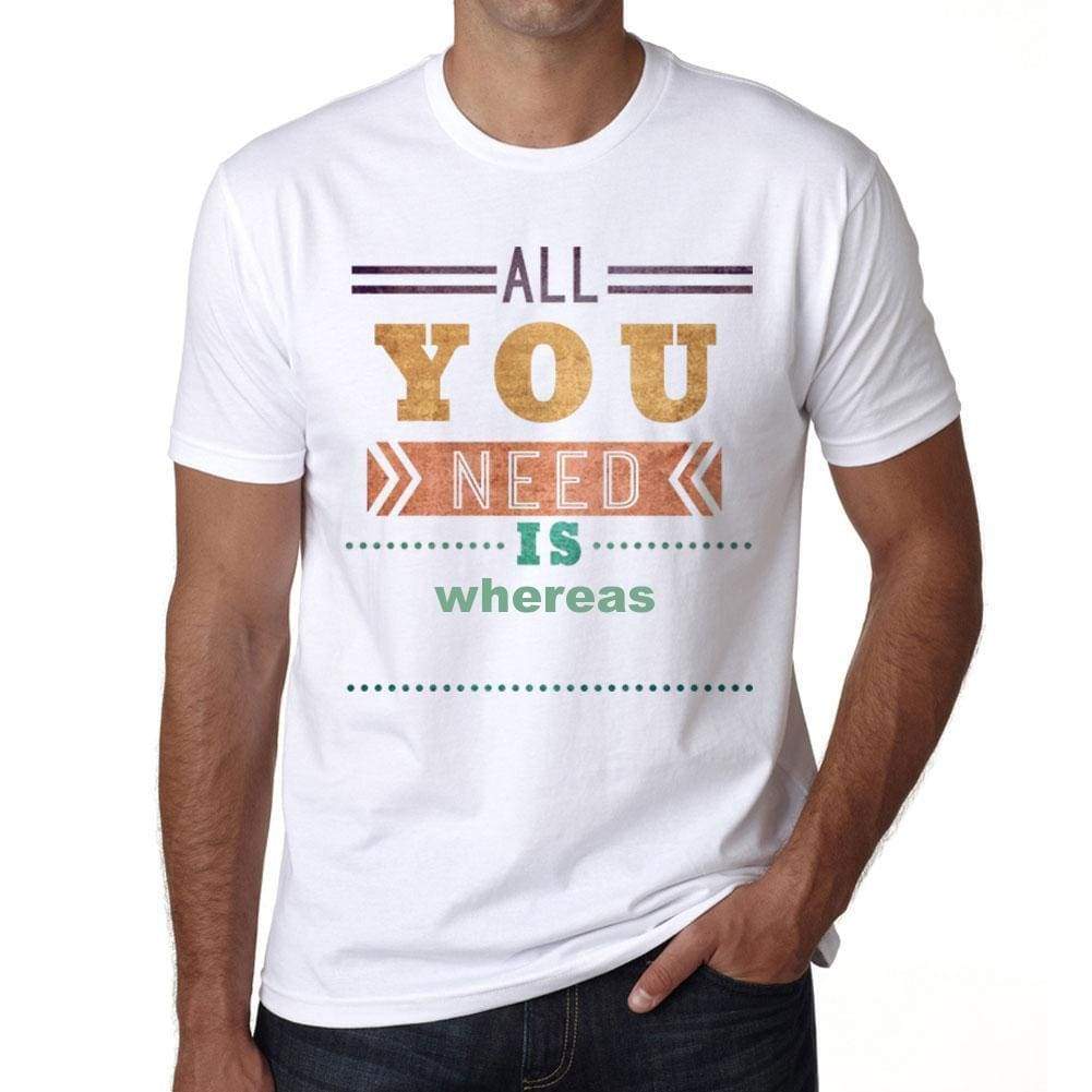 Whereas Mens Short Sleeve Round Neck T-Shirt 00025 - Casual