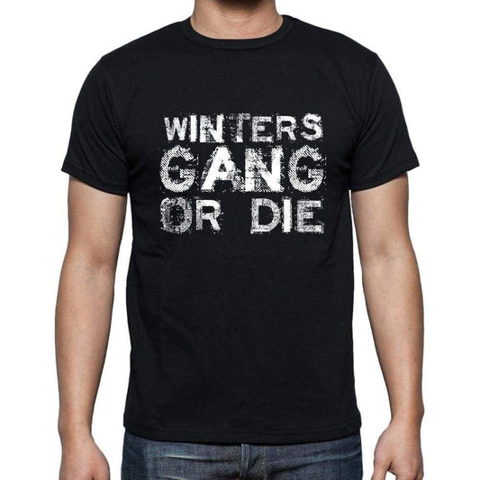 Winters Family Gang Tshirt Mens Tshirt Black Tshirt Gift T-Shirt 00033 - Black / S - Casual