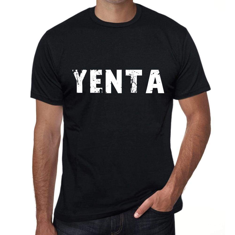 Yenta Mens Retro T Shirt Black Birthday Gift 00553 - Black / Xs - Casual