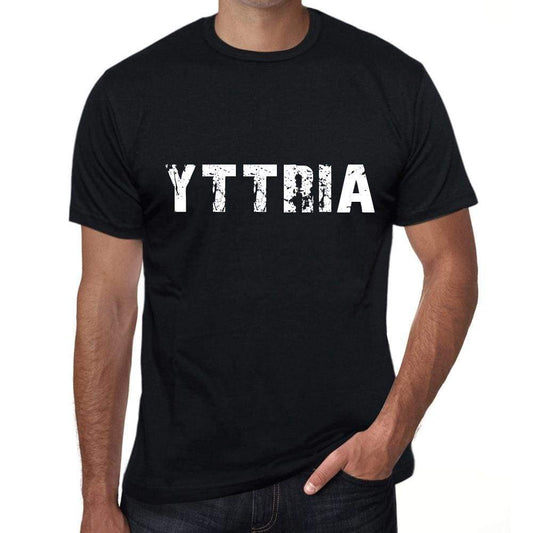Yttria Mens Vintage T Shirt Black Birthday Gift 00554 - Black / Xs - Casual